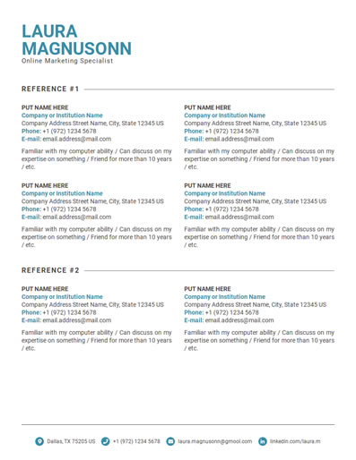 Resume Template 124